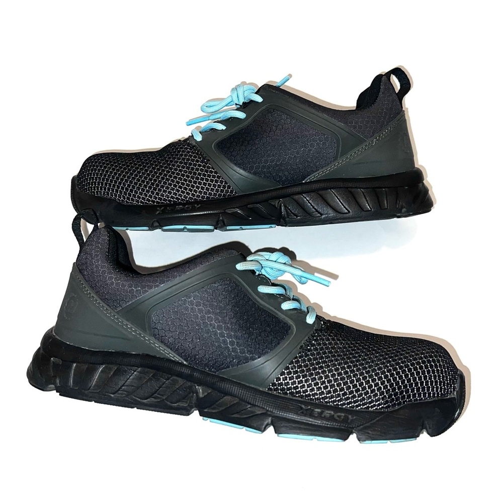 Hytest Women’s Alpha Xergy Nano / Steel Toe Safety Work Shoes Sz 8